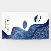 Makeup met glitter effect banner (Horizontaal)
