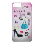 Makeup mode girly iPhone 7 hoesje (Achterkant)