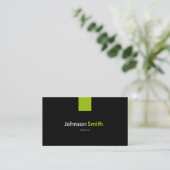 Makeup Modern Mint Green Visitekaartje (Staand voorkant)