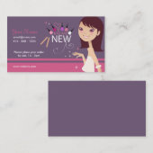 Makeup - Nail Art Visitekaartje (Voorkant / Achterkant)