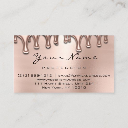 Makeup Nails Lash Makeup Roos Drijft Blush Blue Visitekaartje (Achterkant)