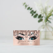 Makeup Nails Lash Makeup Roos Drijft Blush Blue Visitekaartje (Staand voorkant)