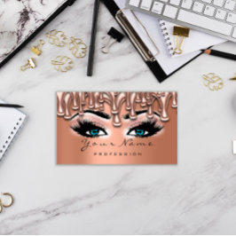 Makeup Nails Lash Makeup Roos Drijft koperblauw Visitekaartje
