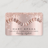 Makeup Nails Manicure Roos Vonk Mode Lux Visitekaartje (Voorkant)