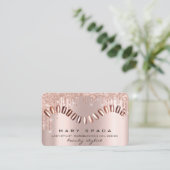 Makeup Nails Manicure Roos Vonk Mode Lux Visitekaartje (Staand voorkant)