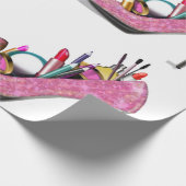 Makeup op hoog niveau Stilettos-Mode Cadeaupapier (Hoek)