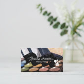 Makeup Palette en Penselen | Modern Visitekaartje (Staand voorkant)