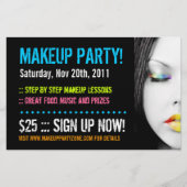 Makeup Party Flyer (Voorkant)