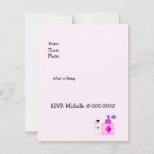 Makeup Party Kaart (Achterkant)