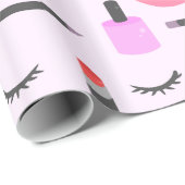 Makeup Pattern Cadeaupapier (Rol Hoek)