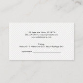 Makeup-penselen | Makeup Artist Afsprakenkaartje (Achterkant)