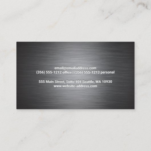 Makeup-penselen | Schoonheid Visitekaartje (Achterkant)