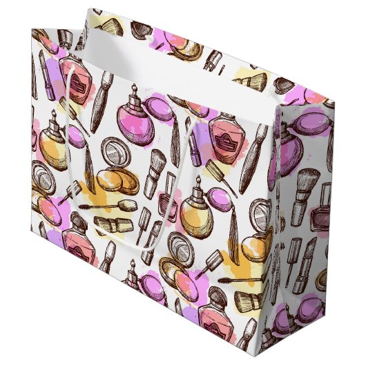 Makeup Perfume Beauty Gift-tas Groot Cadeauzakje (Voorkant Gekanteld)