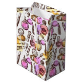 Makeup Perfume Beauty Gift-tas Medium Cadeauzakje (Achterkant Gekanteld)