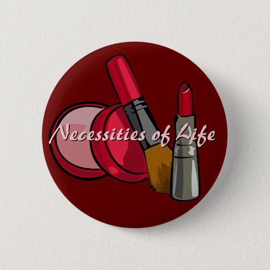 Makeup Pin Ronde Button 5,7 Cm (Voorkant)