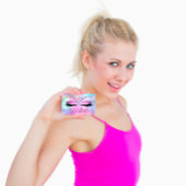 Makeup Pink Lashes Fuchsia Ombre Appointment Card Afsprakenkaartje