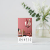 Makeup PMU Microblading Henna Salon Visitekaartje (Staand voorkant)