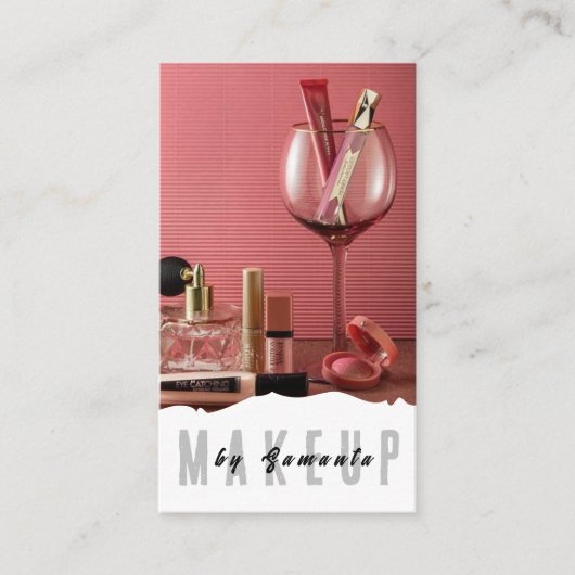 Makeup PMU Microblading Henna Salon Visitekaartje (Voorkant)