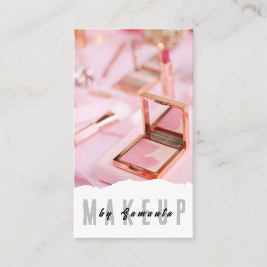 Makeup PMU Microblading Henna Salon Visitekaartje (Voorkant)