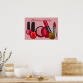 Makeup Poster (groot) (Keuken)