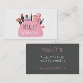 Makeup Pouch Makoverse Visitekaartjes (Voorkant / Achterkant)