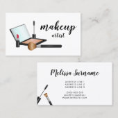 Makeup Products Makeup Artist Cosmetoloog Visitekaartje (Voorkant / Achterkant)