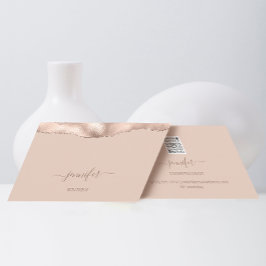 Makeup QR Code Powder Blush Skinny Visitekaartje