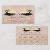 Makeup Roos Golden Lashes Extension Loyalty Kaart1 (Voorkant / Achterkant)