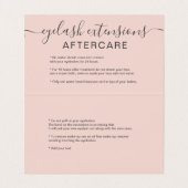 Makeup Roos goud glitter ombre eye aftercare Visitekaartje (Binnenkant ongevouwen)