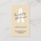 Makeup Salon Spray Tan Painting Aftercare Visitekaartje (Voorkant)