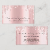 Makeup SPA Eyelash Roosterse nagelriemen Visitekaartje (Voorkant / Achterkant)