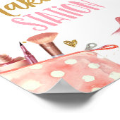 Makeup Station Spa Party Girl Glamor Birthday Pos Poster (Hoek)