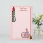 Makeup Stationery Briefpapier (Staand voorkant)