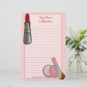 Makeup Stationery Briefpapier (Staand voorkant)