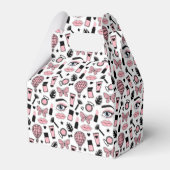 Makeup Sticker Pattern Bedankdoosjes (Voorkant Zijde)