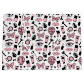 Makeup Sticker Pattern Groot Cadeauzakje (Voorkant)