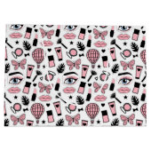 Makeup Sticker Pattern Groot Cadeauzakje (Achterkant)