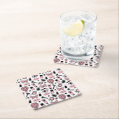Makeup Sticker Pattern Kartonnen Onderzetters (Insitu)
