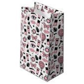 Makeup Sticker Pattern Klein Cadeauzakje (Achterkant Gekanteld)