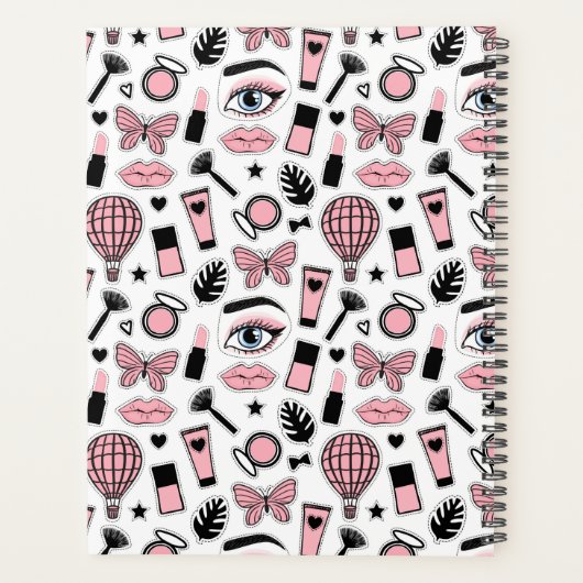 Makeup Sticker Pattern Planner (Achterkant)