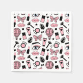 Makeup Sticker Pattern Servet (Voorkant)