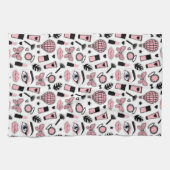 Makeup Sticker Pattern Theedoek (Horizontaal)