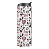 Makeup Sticker Pattern Thermosbeker (Gedraaid links)