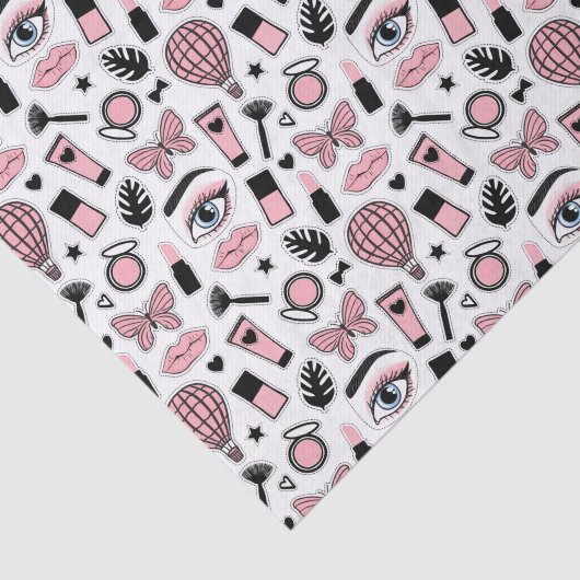Makeup Sticker Pattern Tissuepapier (Detail)
