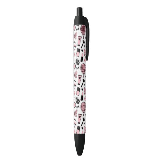 Makeup Sticker Pattern Zwarte Inkt Pen (Achterkant (Verticaal))