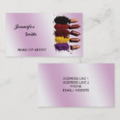 Makeup visitekaartje (Voorkant / Achterkant)