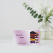 Makeup visitekaartje (Staand voorkant)