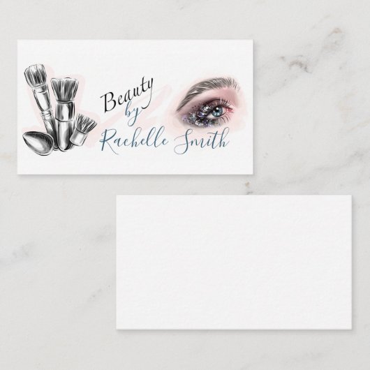 Makeup visitekaartje (Voorkant / Achterkant)