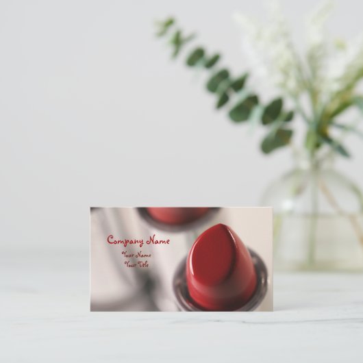 Makeup visitekaartjes (Staand voorkant)