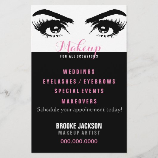 Makeup - voor alle gelegenheden - Flyer (Voorkant)